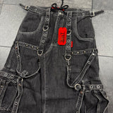 NWT 2000s Tripp NYC X-Strap Zip-Off Pants