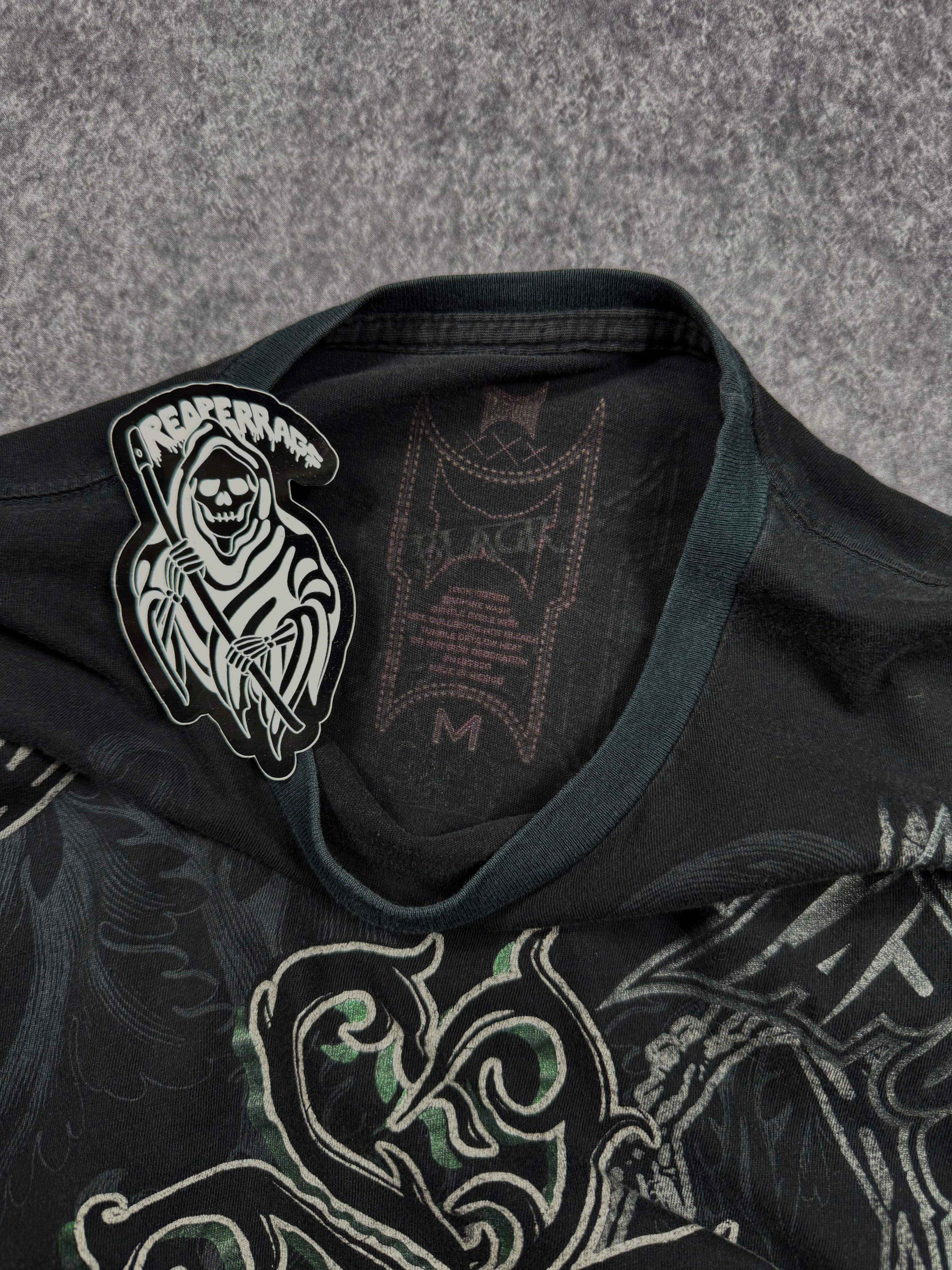 (rare) 2000s tapout x black shirt (S)