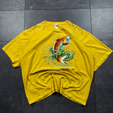2000s Ed Hardy Koi Fish Shirt (XXL)