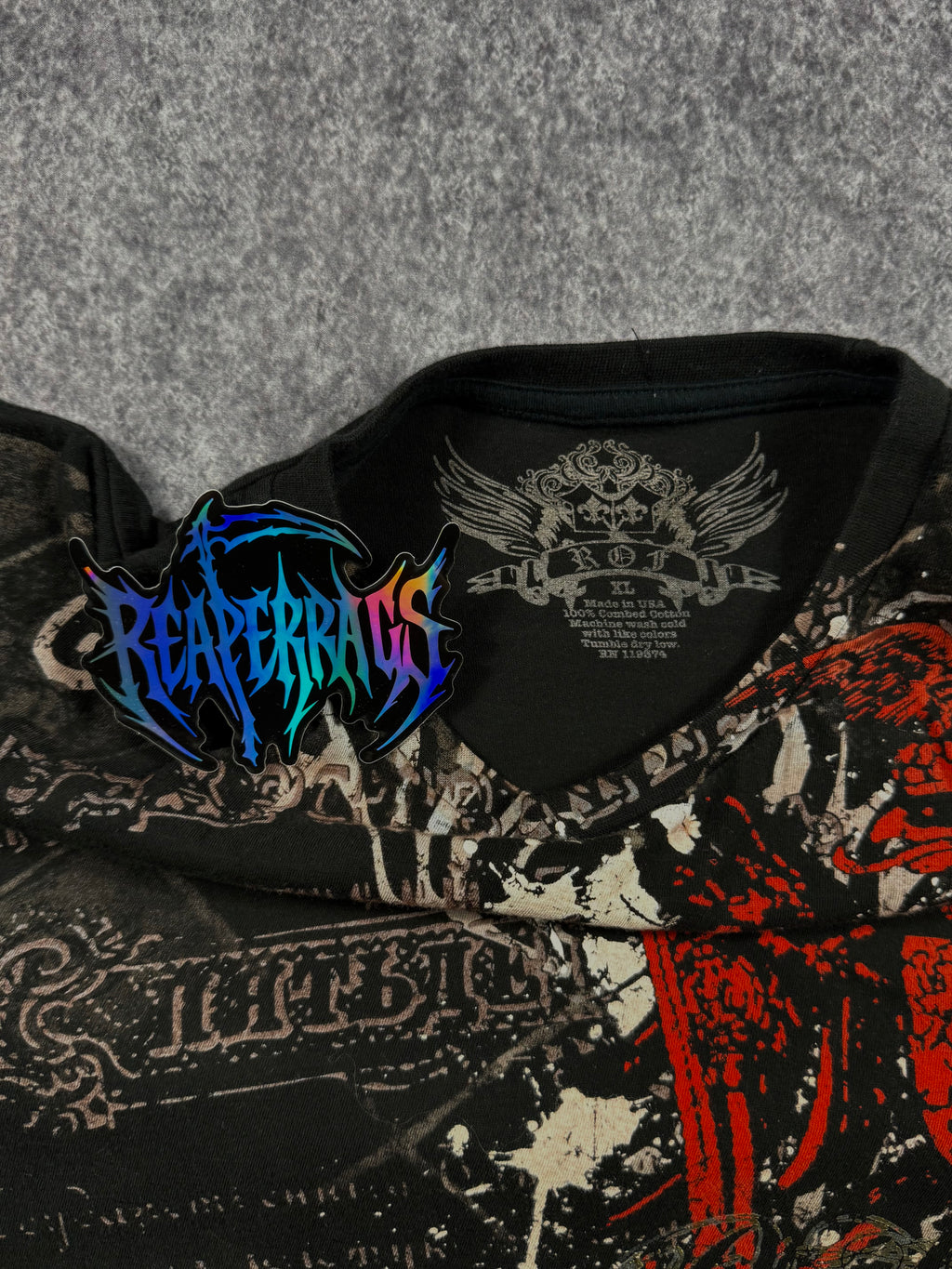 (rare) 2000s ring of fire shirt (XL)