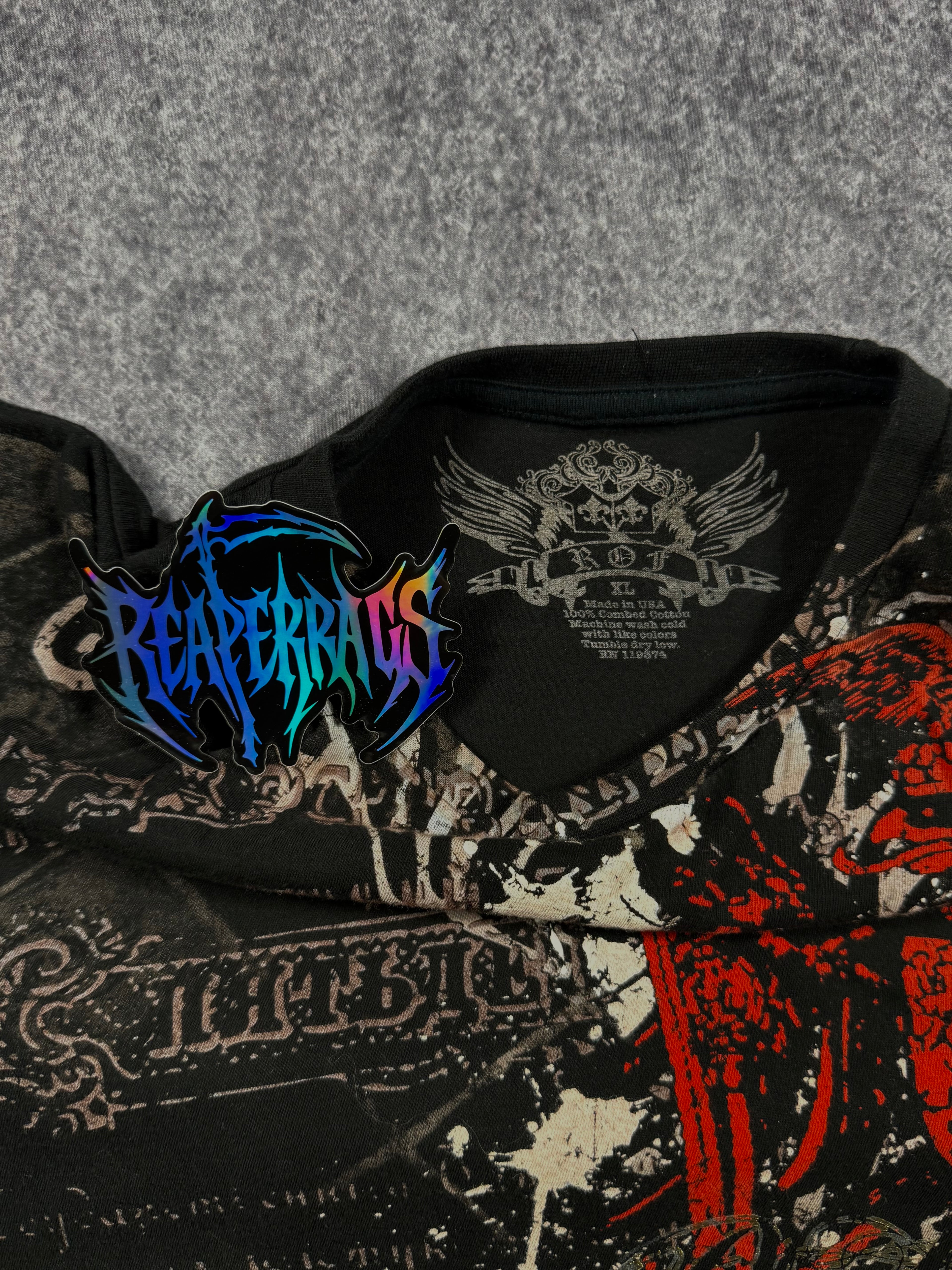 (rare) 2000s ring of fire shirt (XL)