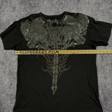 (rare) 2000s ring of fire chrome shirt (XL)