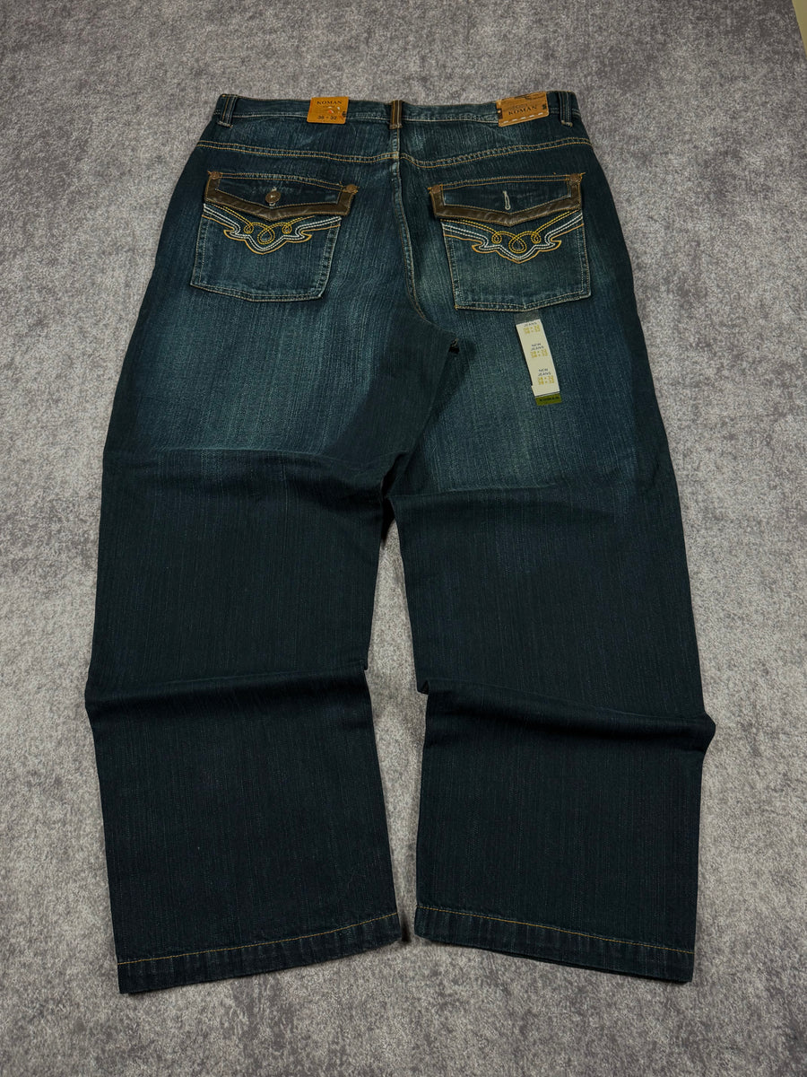 (rare) deadstock 2000s koman jeans (40x32)