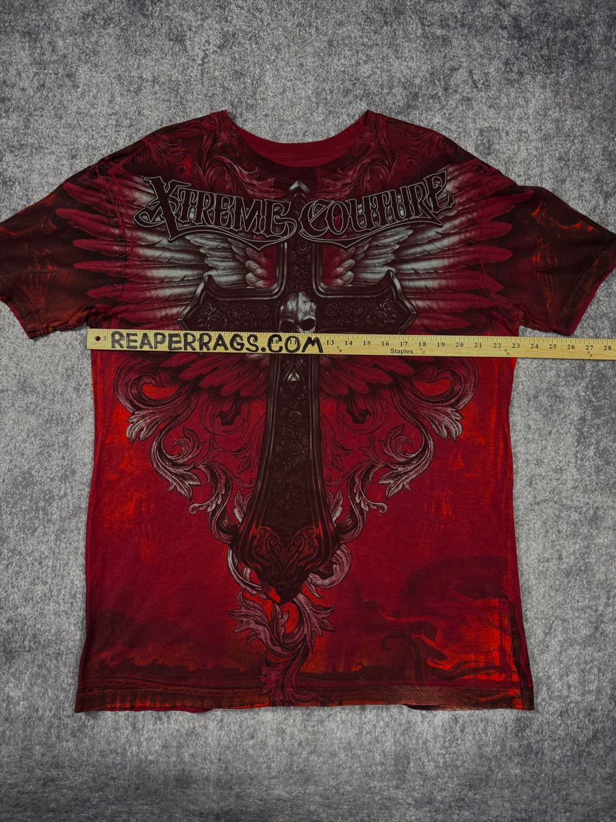 (rare) 2000s xtreme couture shirt (XL)