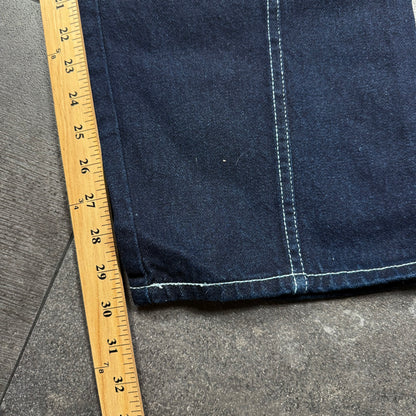 Y2K JNCO Style LA GATE Wide Leg Baggy Jeans (32x30)