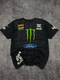 (rare) 2000s dc shoes x monster energy x ken block shirt (M)