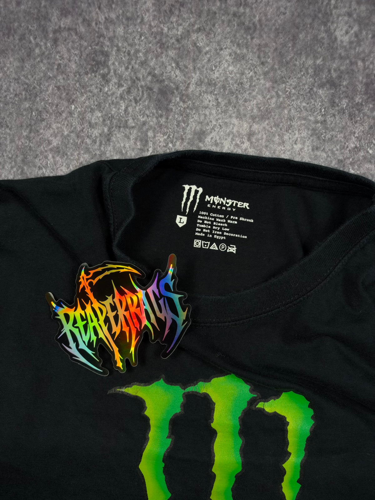 (RARE) 2000s MONSTER ENERGY SHIRT (L)