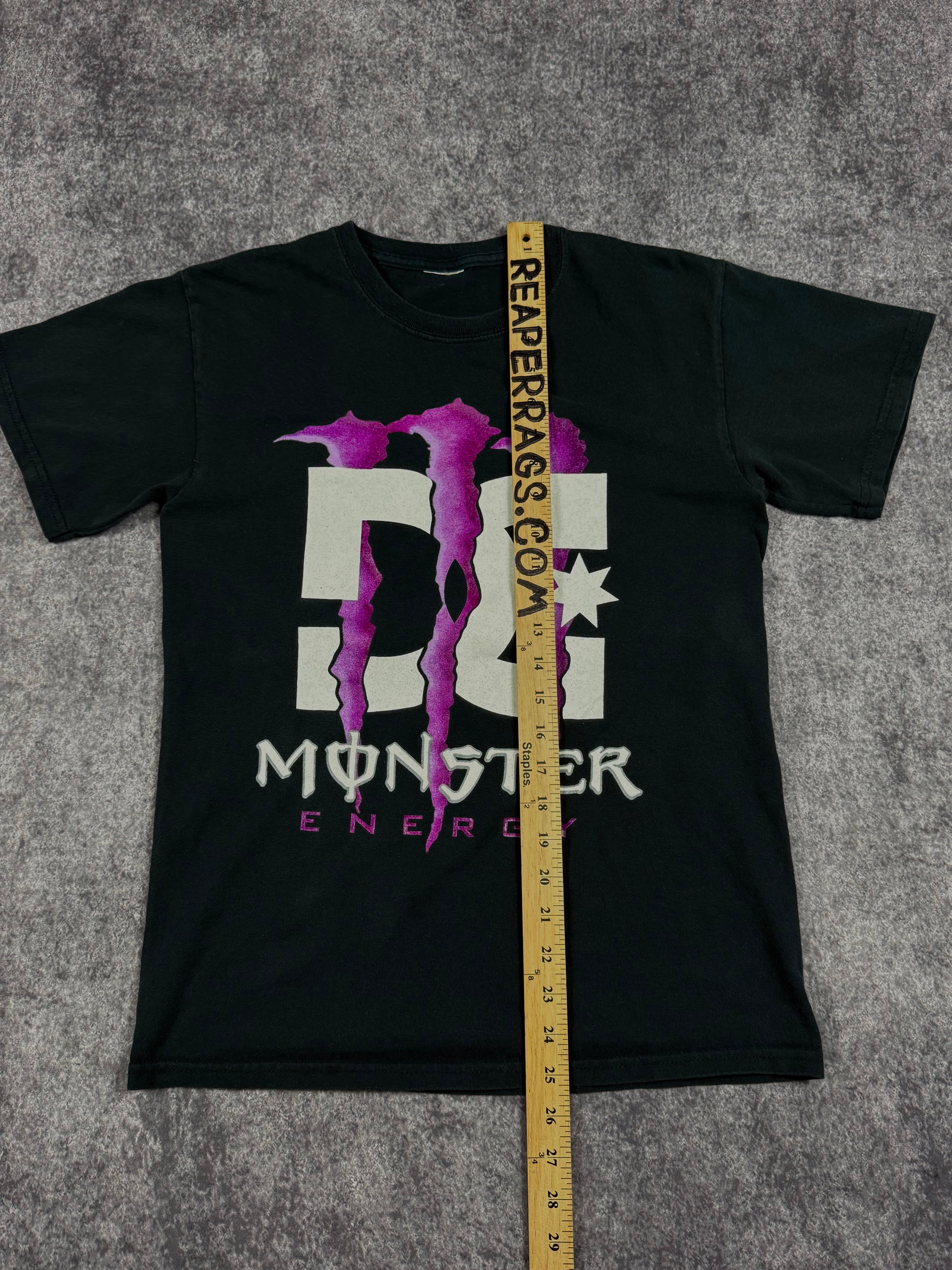 (rare) 2000s dc shoes x monster energy shirt (S)