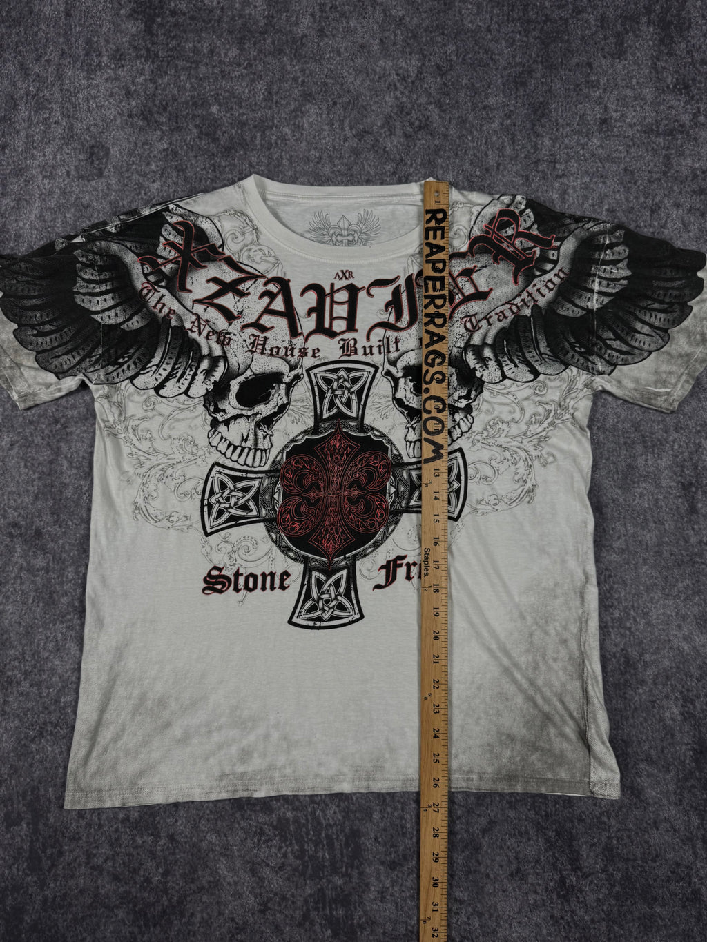 (rare) 2000s xzavier chrome shirt (L)