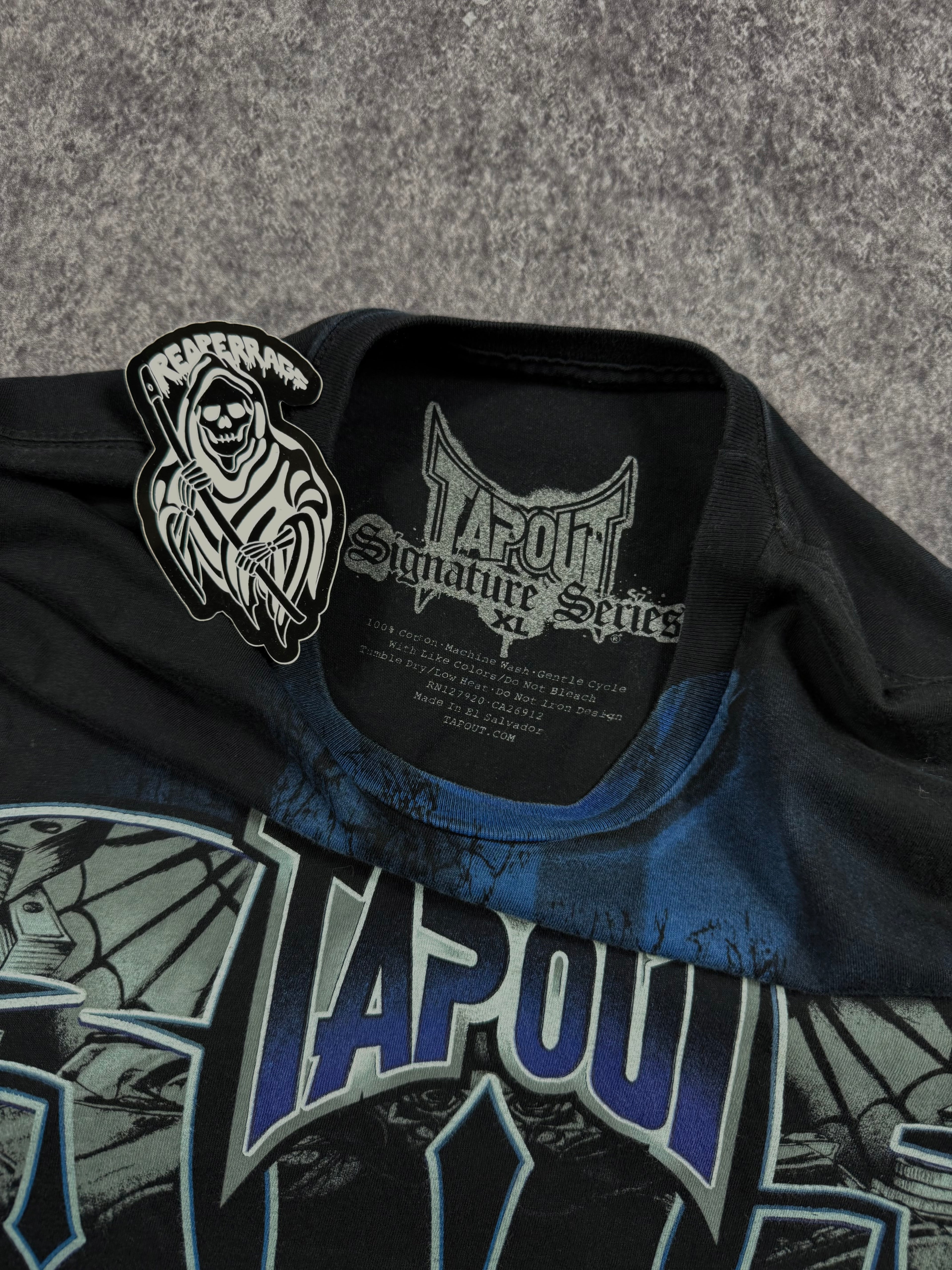 (rare) 2000s tapout x kimbo slice shirt (L)