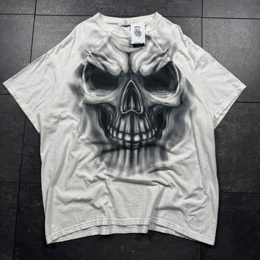 Y2K Grunge Skull Tshirt (XL)