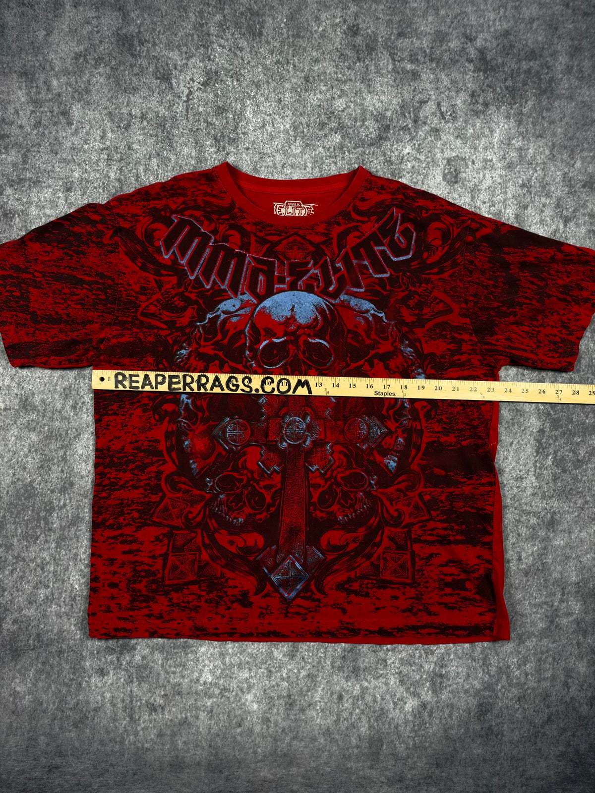 (GRAIL) 2000s CHROME MMA ELITE SHIRT (L)