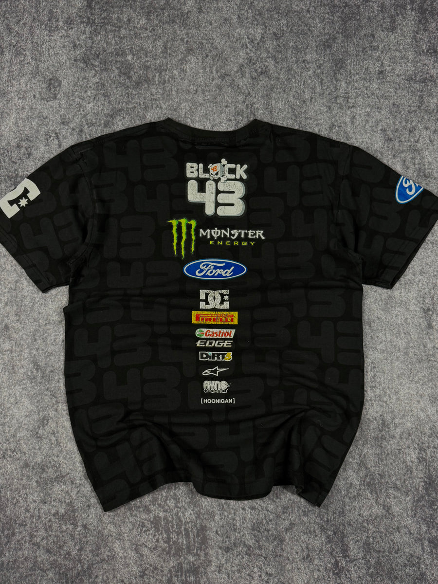 (rare) 2000s monster energy x dc shoes x ken block shirt (M)