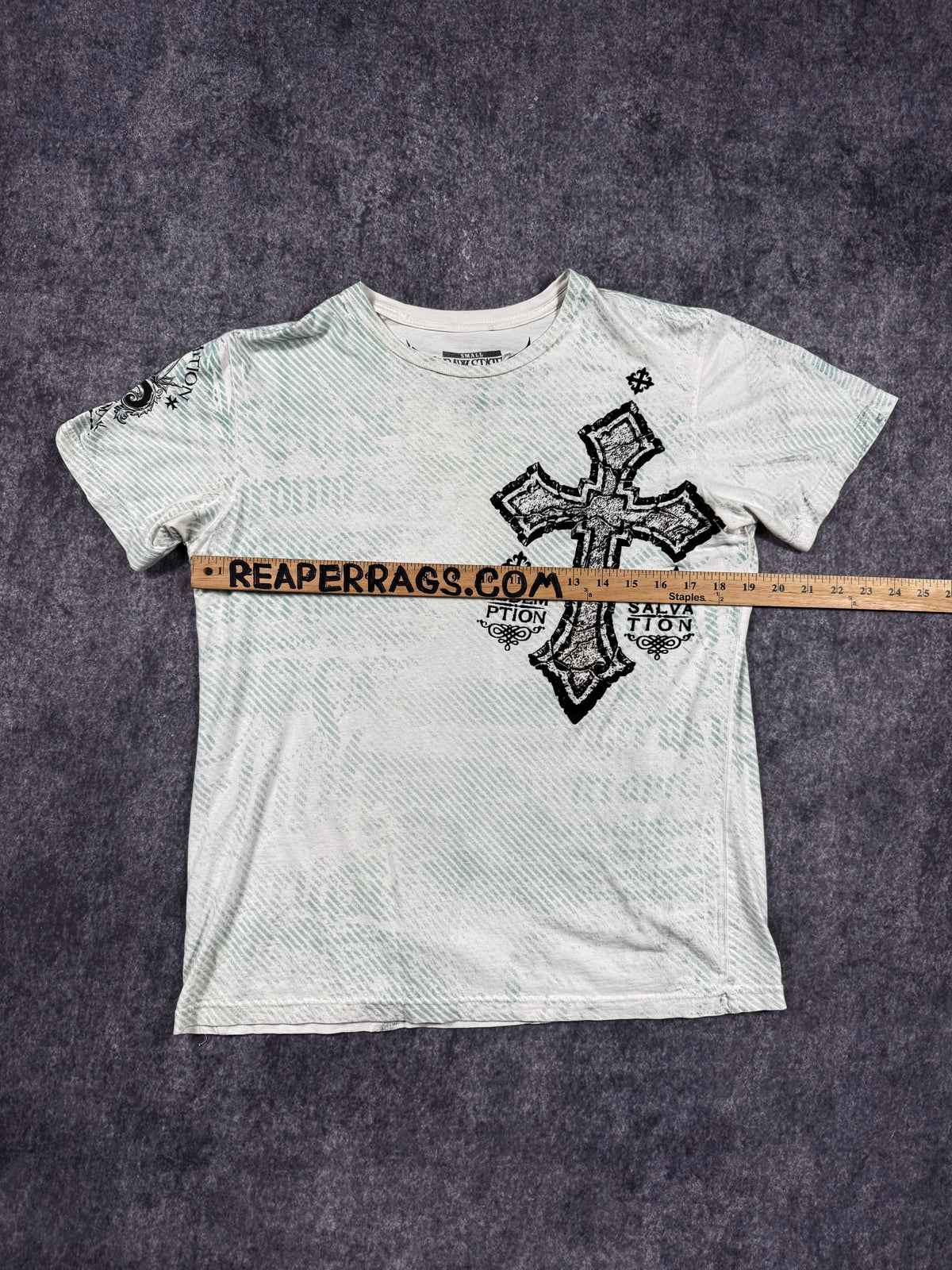 (RARE) 2000S RAW STATE SHIRT (S)