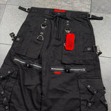 NWT 2000s Tripp NYC X-Strap Zip-Off Pants