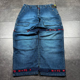 Deadstock Marithe Francois Girbaud Shuttle Strap Jeans (42x33)