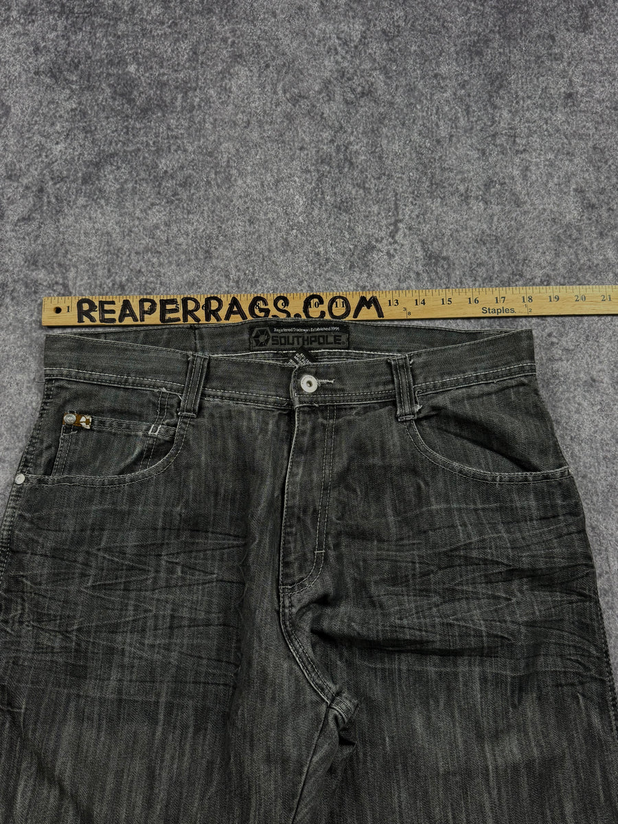 (rare) 2000s southpole brown tab jeans (36x32)