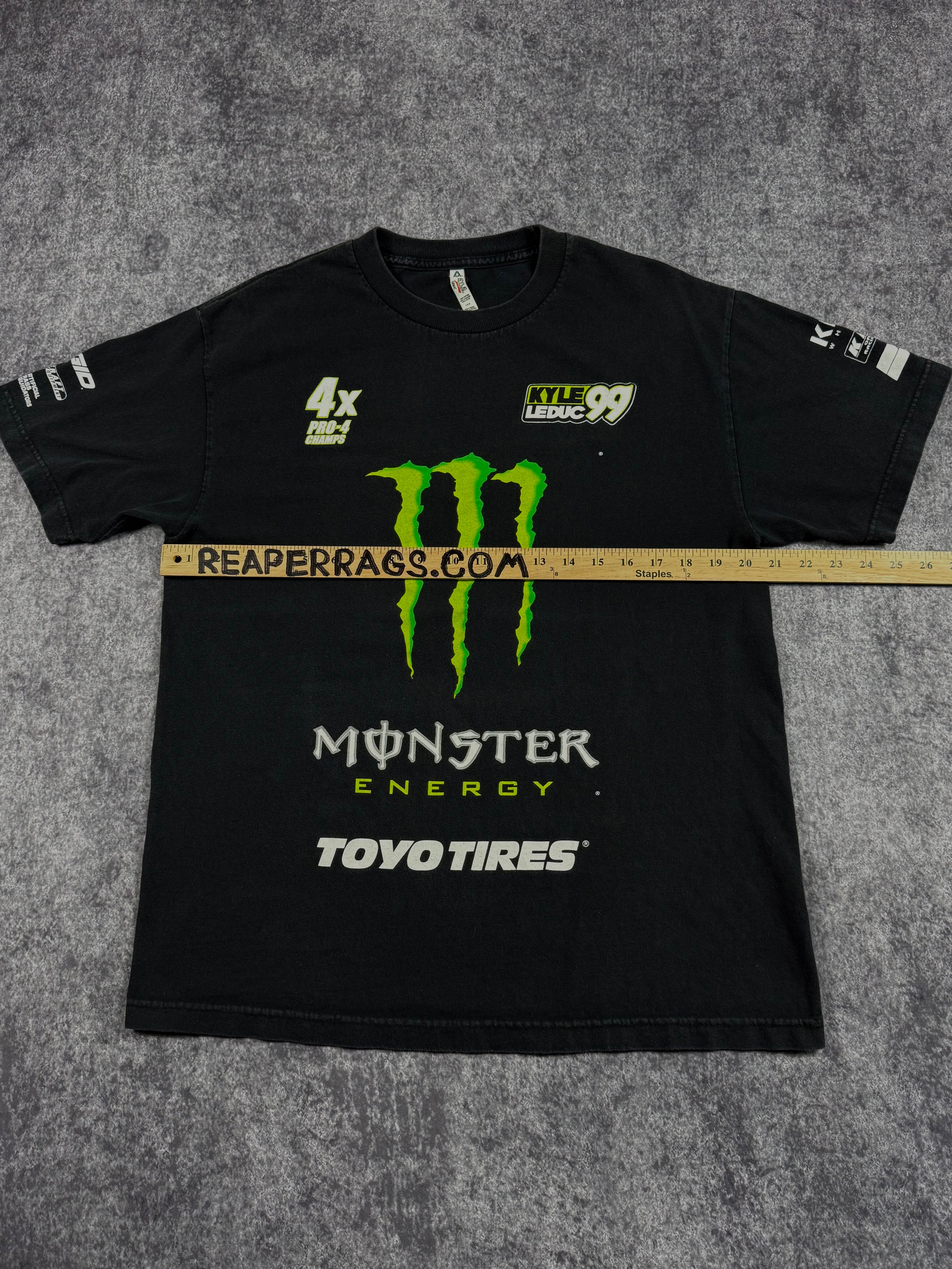 (rare) 2000s monster energy shirt (L)