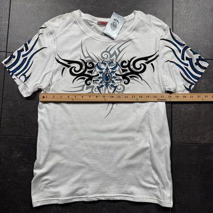 Cyber Y2K Tribal Tshirt (S)