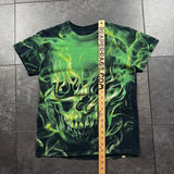 2000s Flaming Skull Shirt (S)