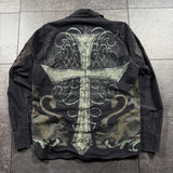 2000s Roar Button-Up Shirt (L)