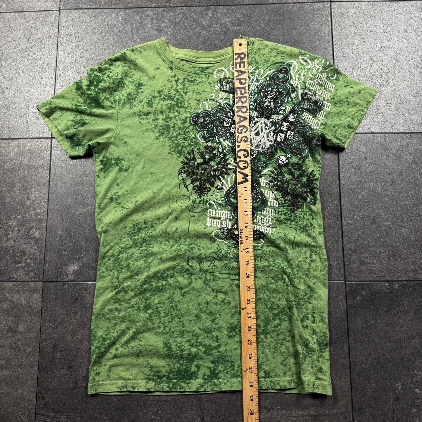 (rare) 2000s Archiac x Affliction Shirt (S)