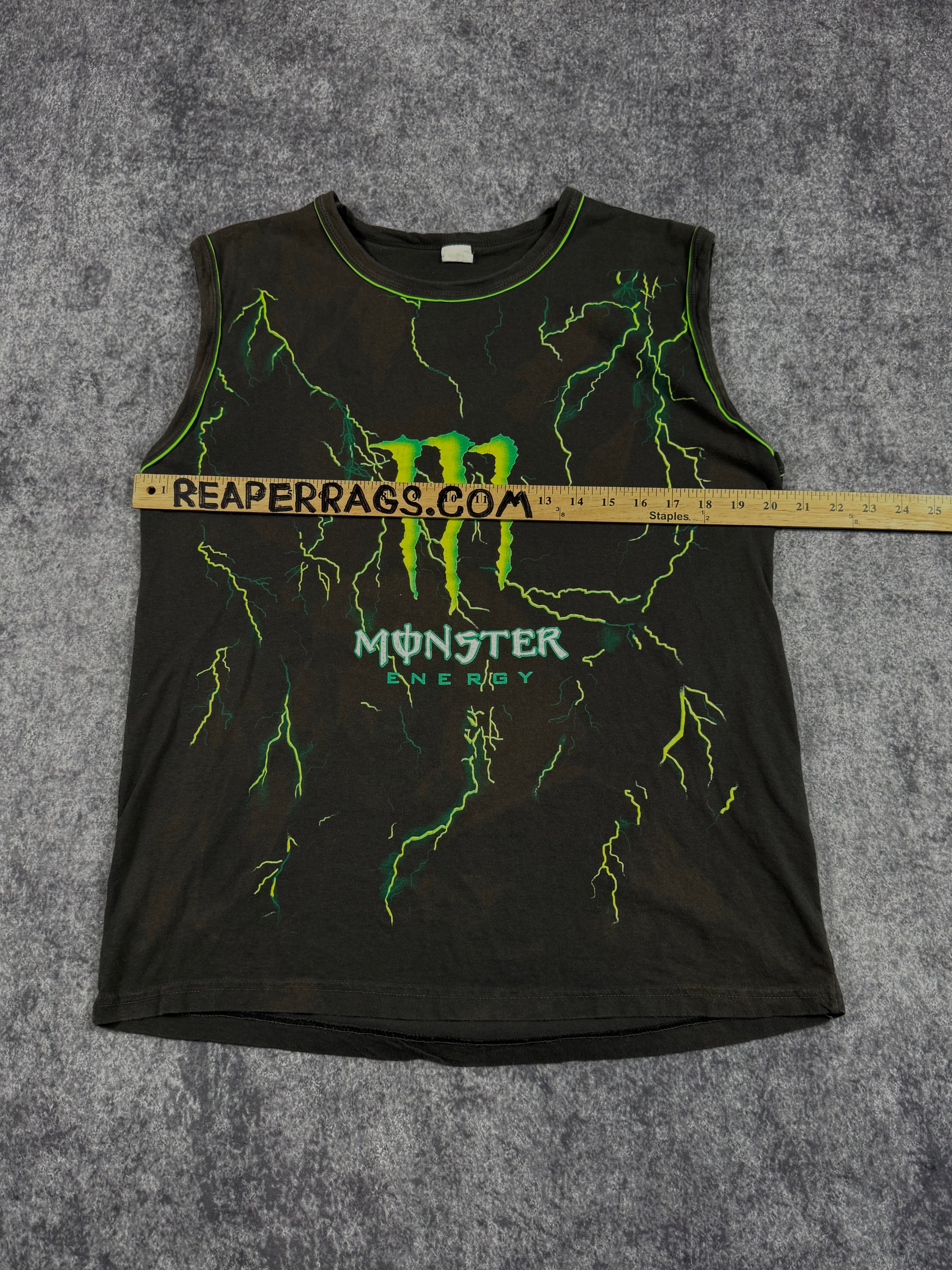 (rare) 2000s monster energy tank top (M)