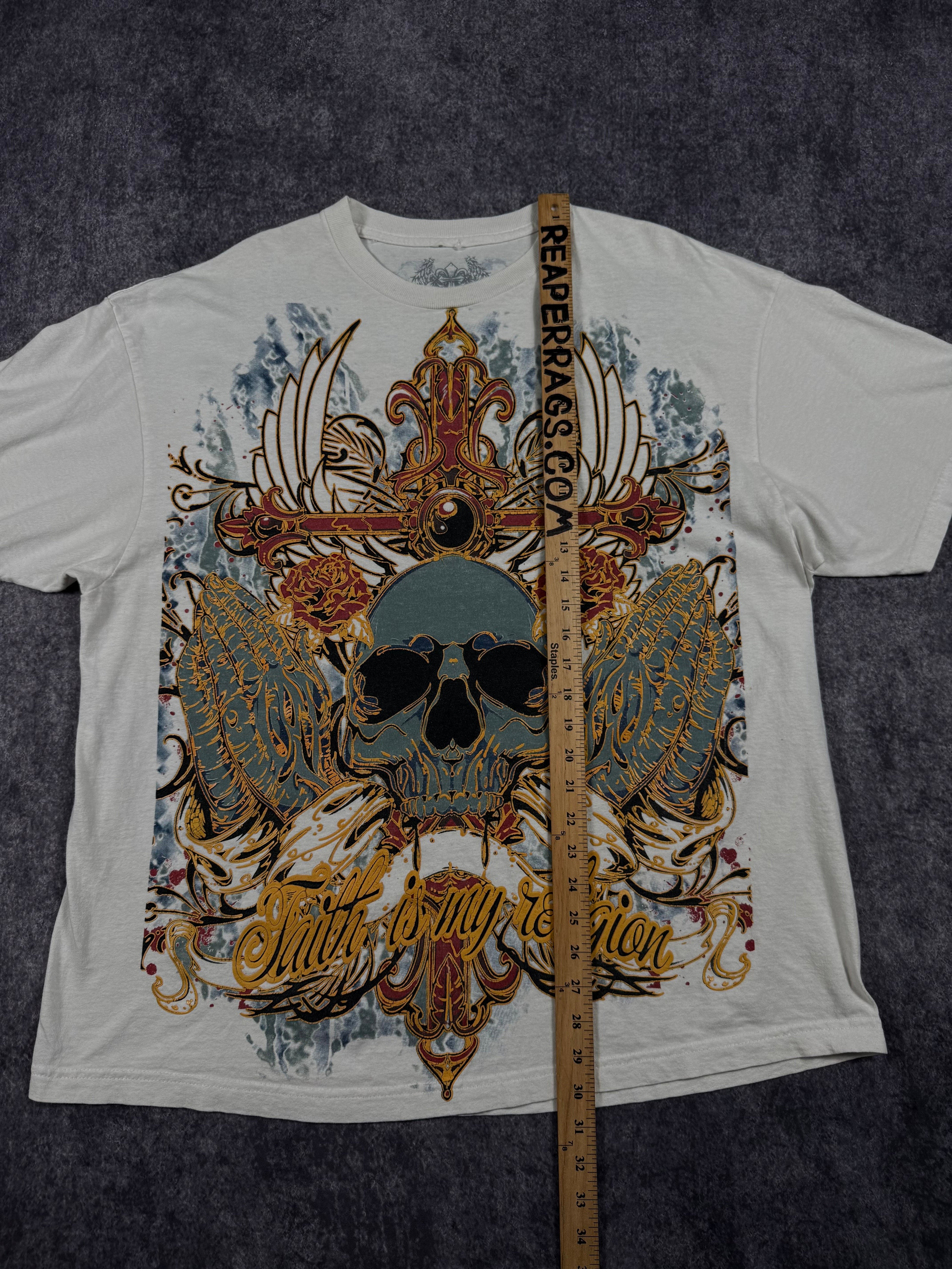 (rare) 2000s vintage couture shirt (XXL)