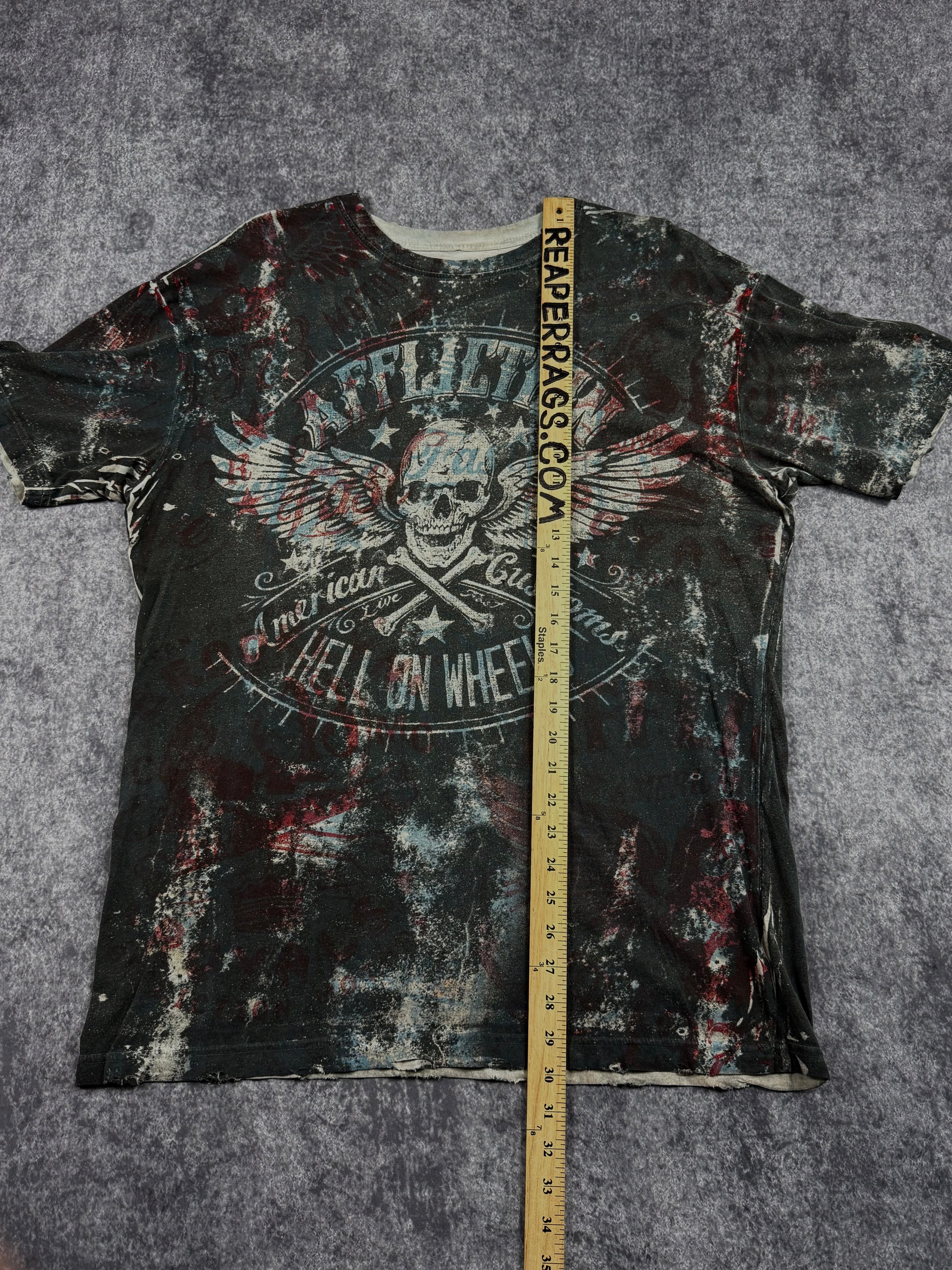 (rare) 2000s affliction shirt (XL)