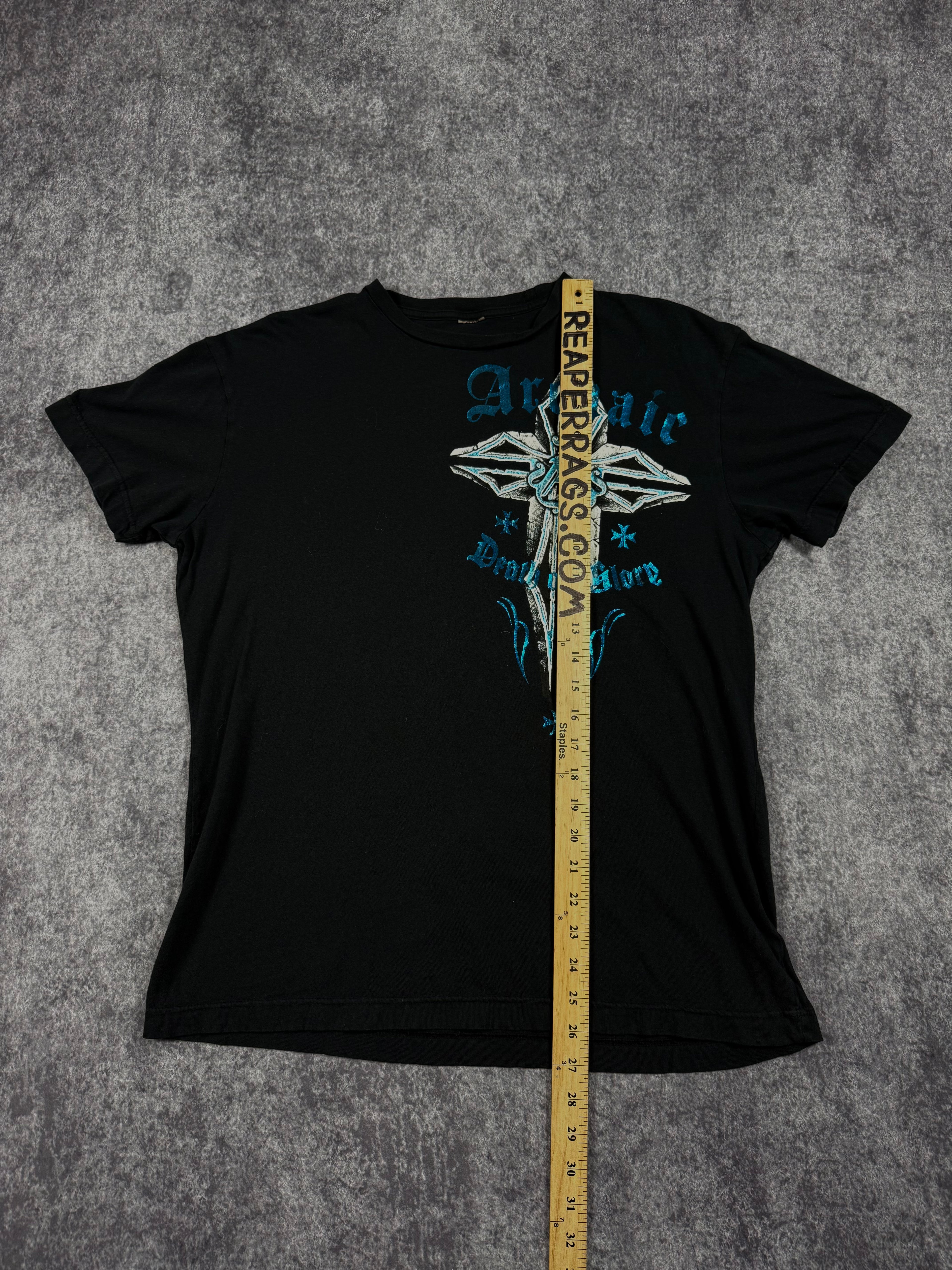(rare) 2000s archaic chrome shirt (M)