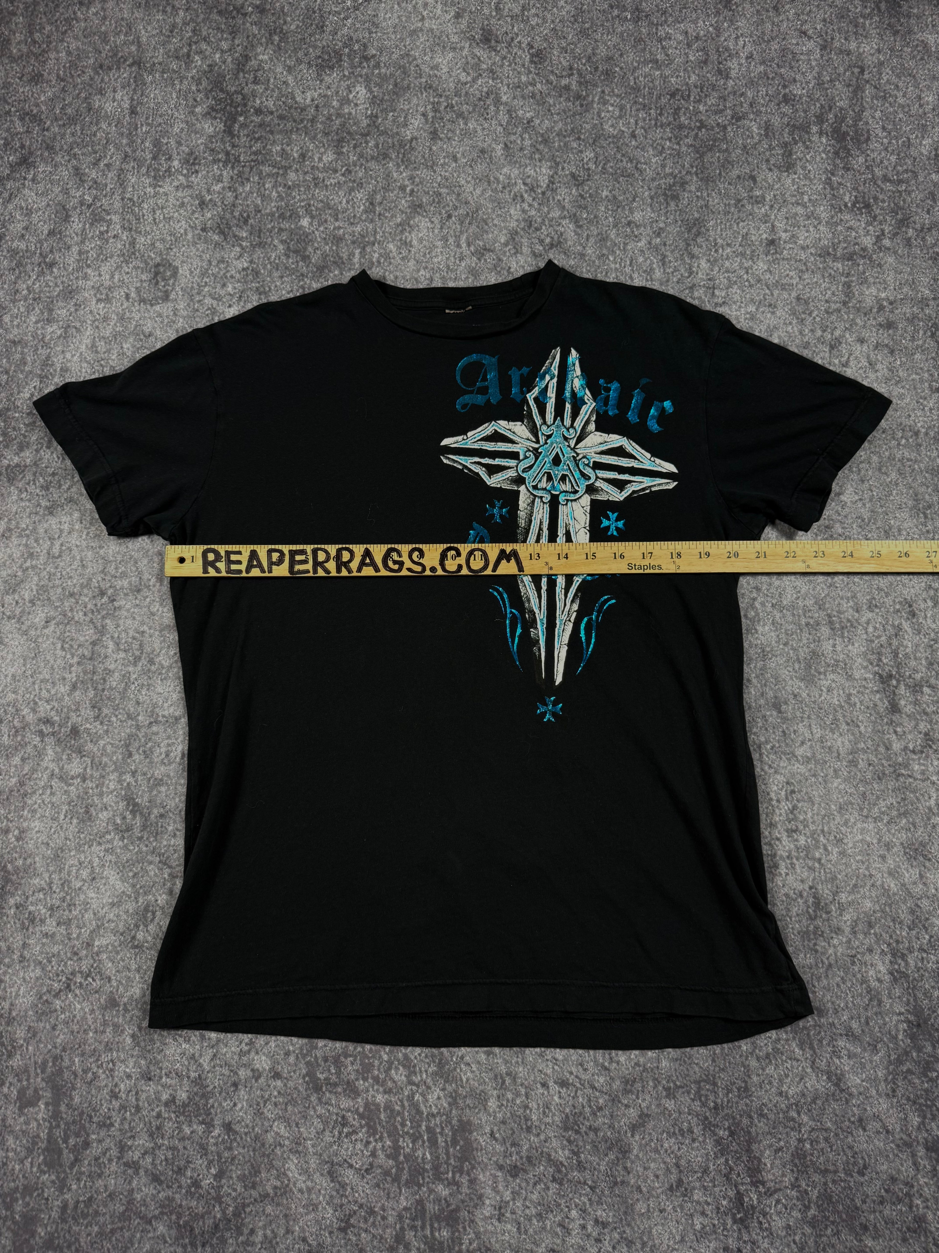 (rare) 2000s archaic chrome shirt (M)