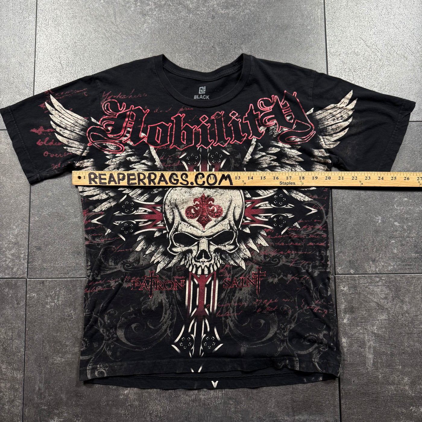 (rare) 2000s Black x Nobility Shirt (M)
