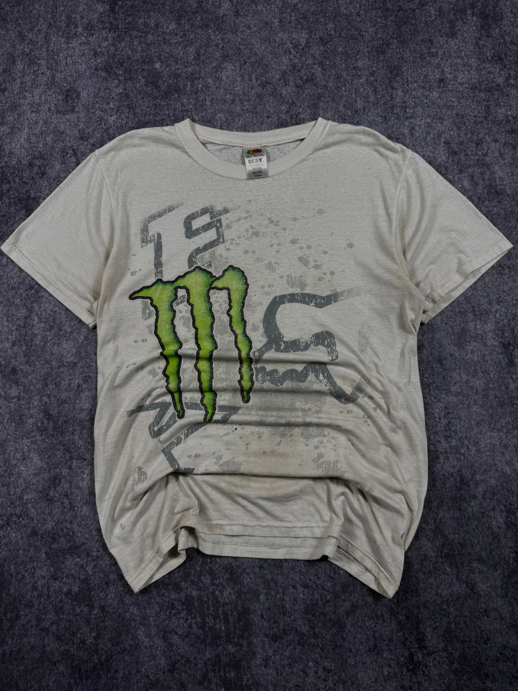 2000s monster energy x fox racing bootleg shirt (S)