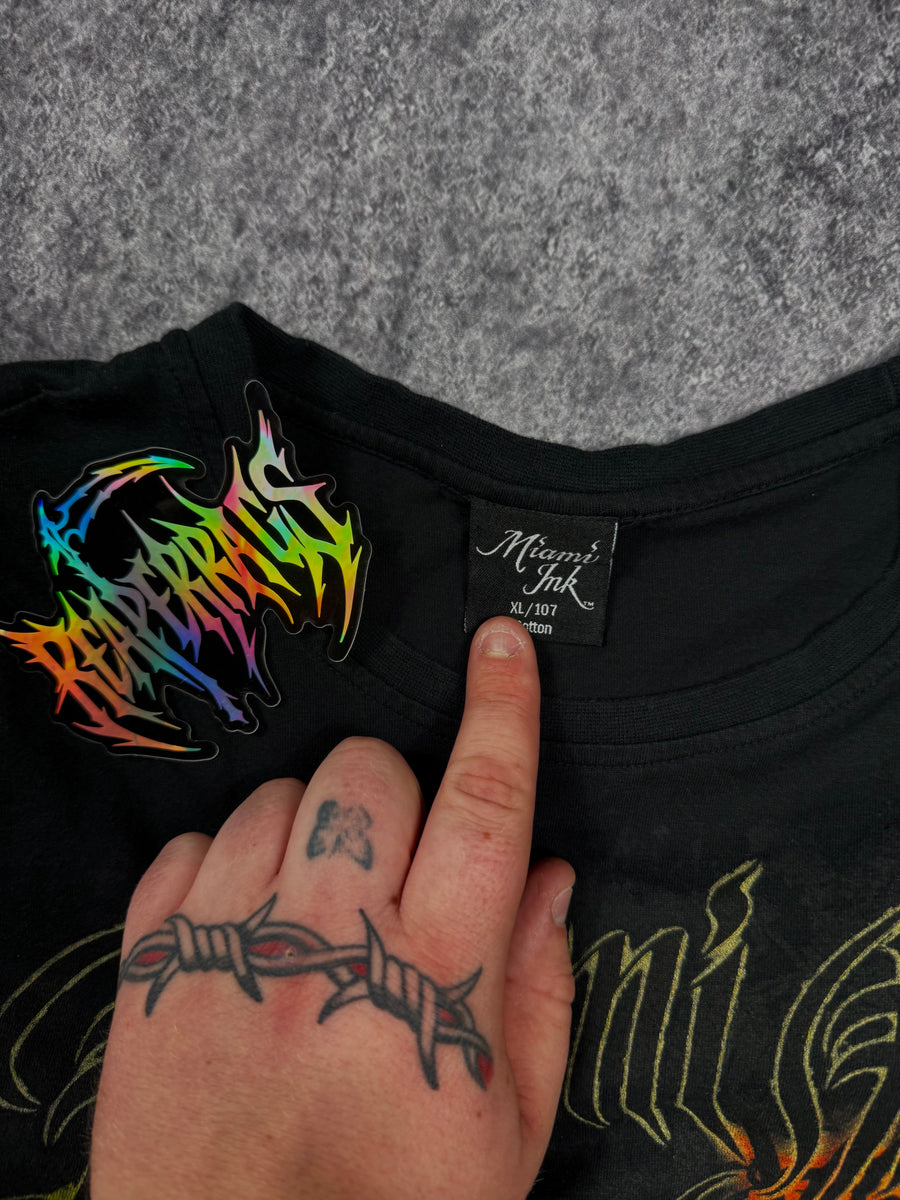 (rare) 2000s miami ink shirt (M)
