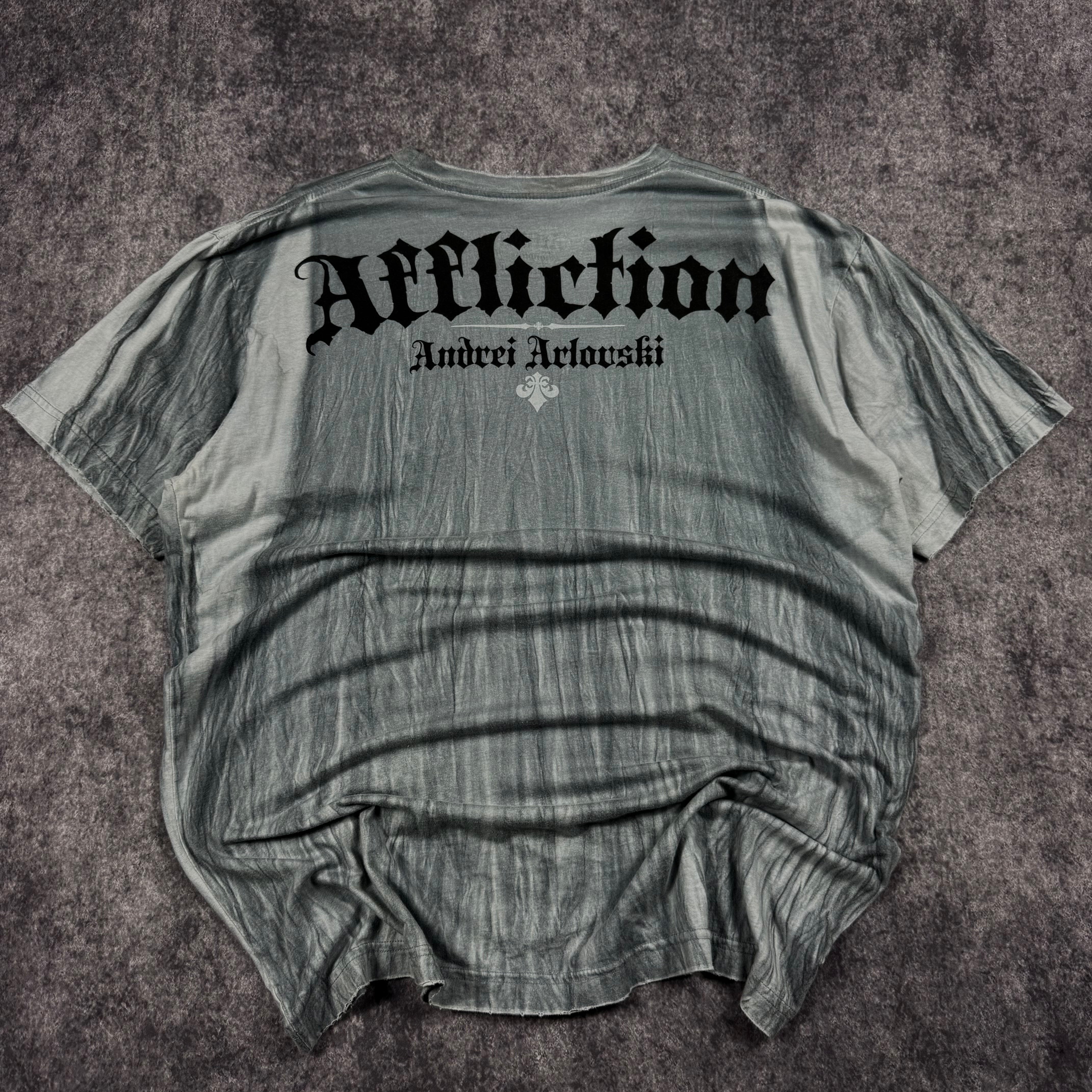 (rare) 2000s affliction x andrei arlouski shirt (XL)
