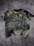 (rare) 2000s affliction god vs devil shirt (XXL)