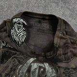 (rare) 2000s silver star x rush chrome shirt (L)