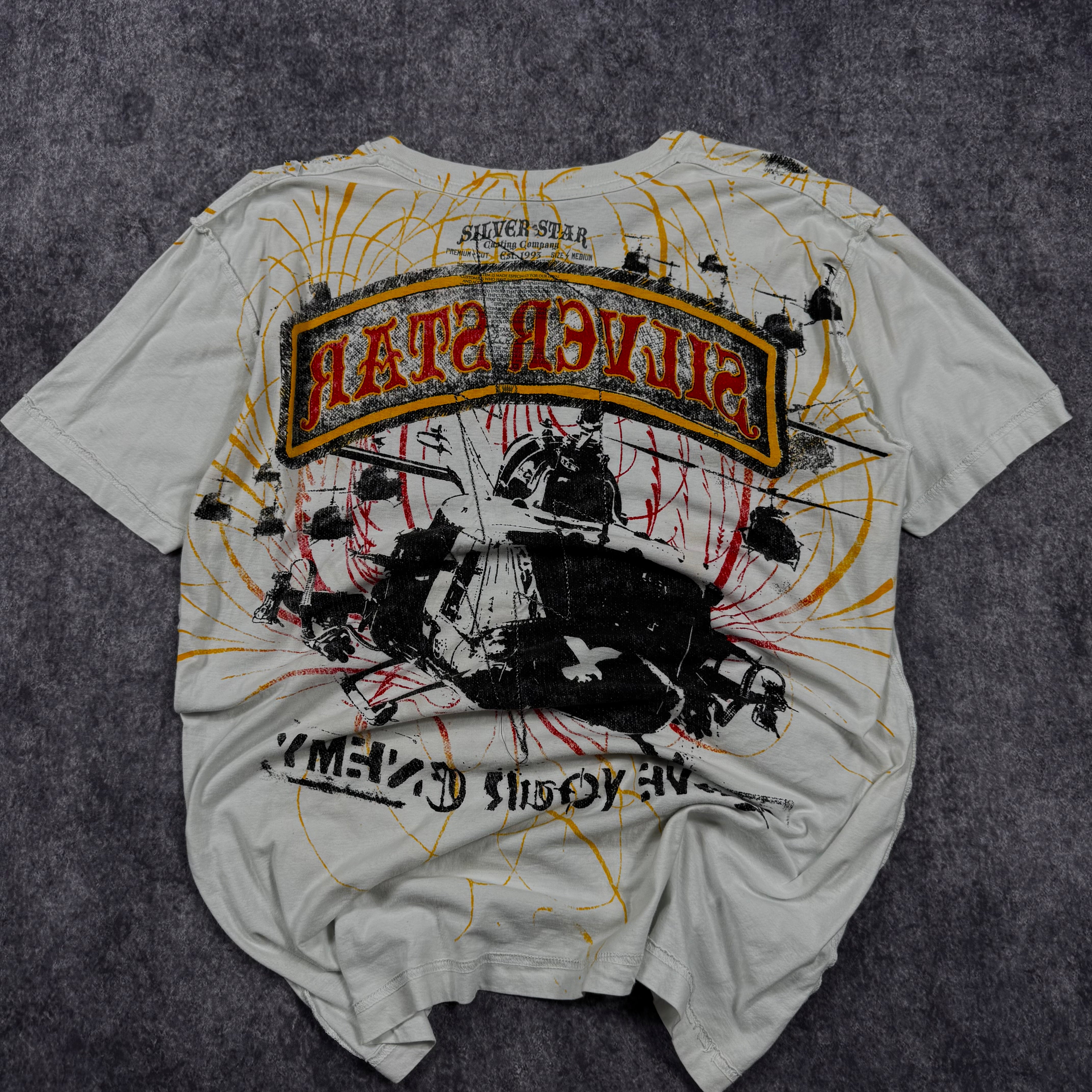2000s silver star shirt (M)