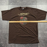 Y2K Ed Hardy Rhinestone Shirt (XL)