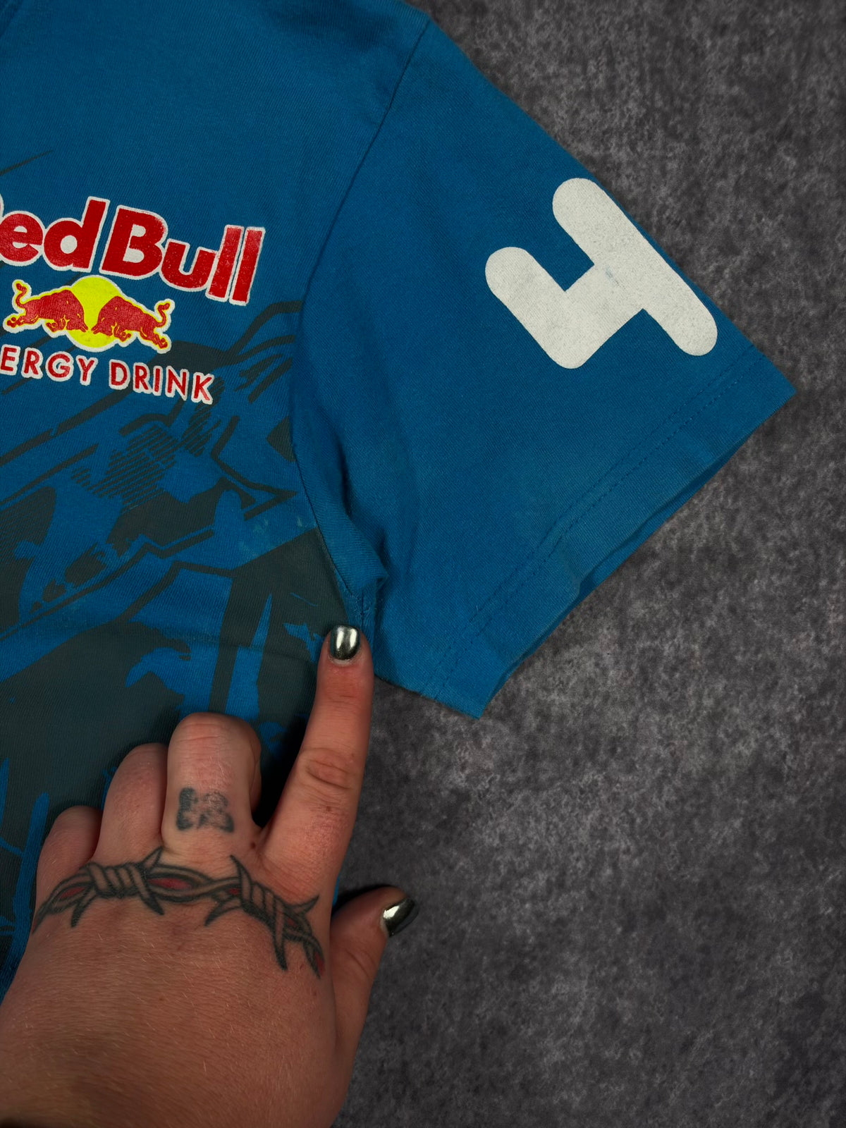 (GRAIL) 2000s MONSTER ENERGY x KEN BLOCK SHIRT (S)
