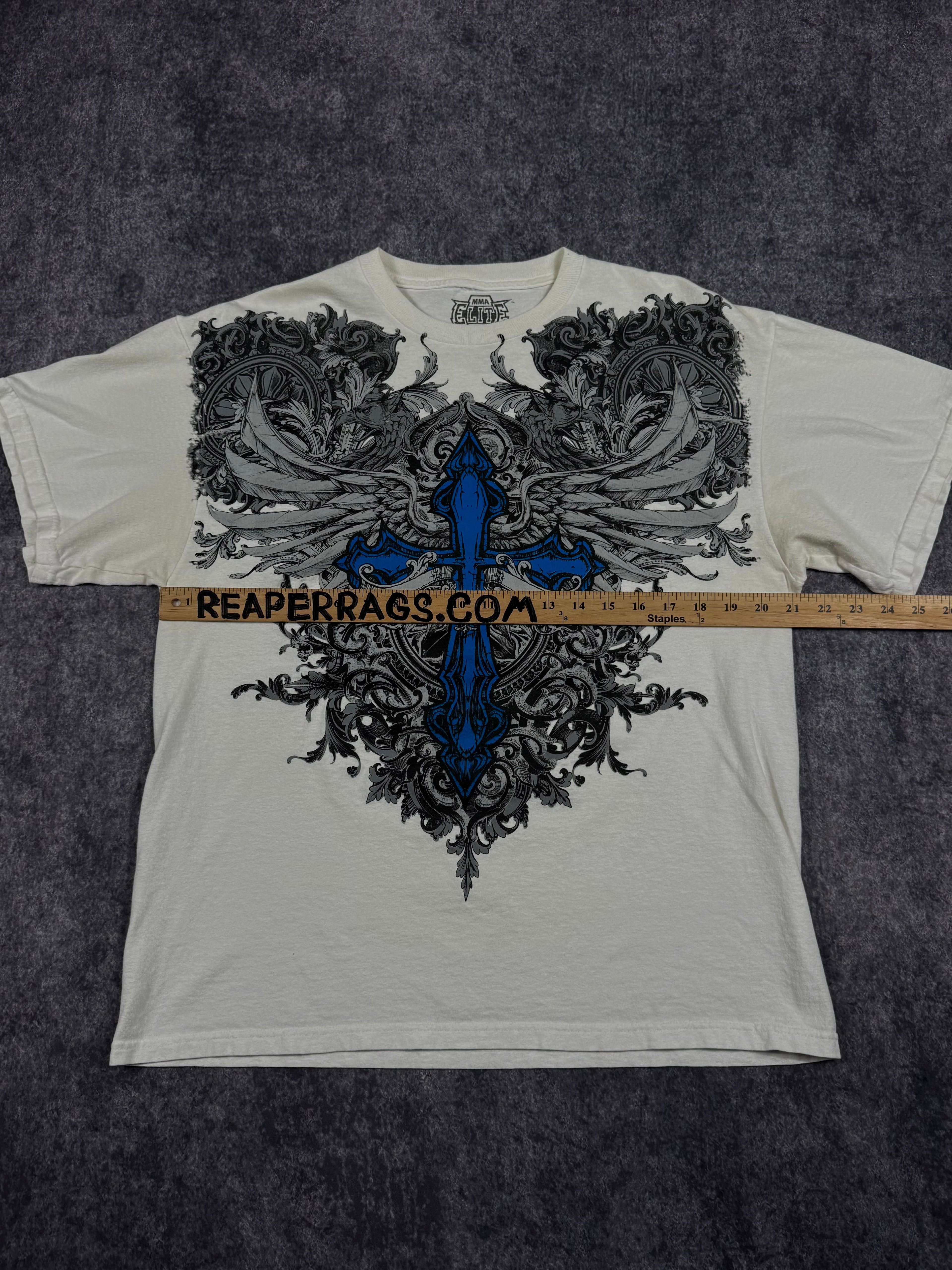 (rare) 2000s mma elite shirt (L)