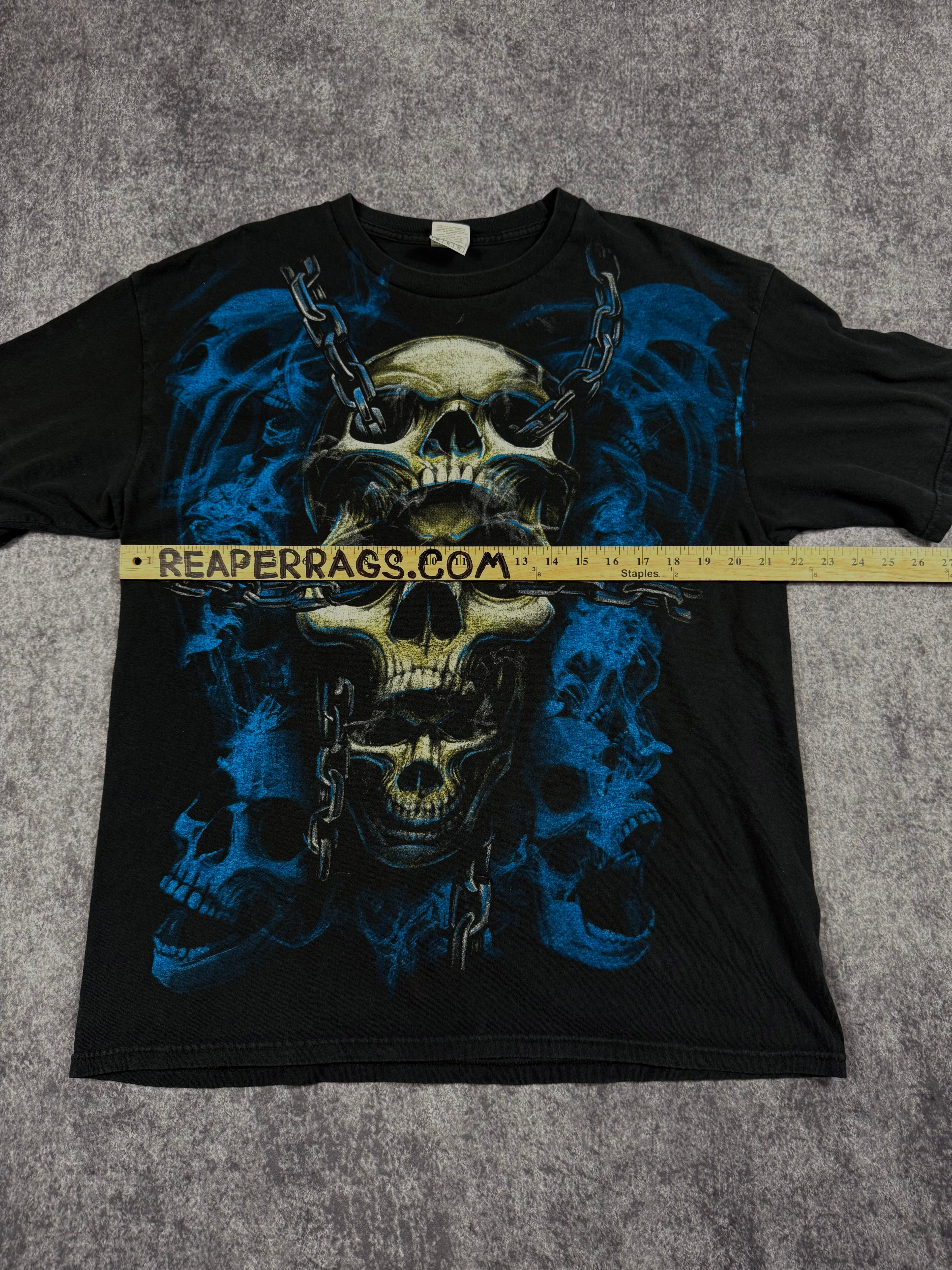 2000s skull shirt (L)