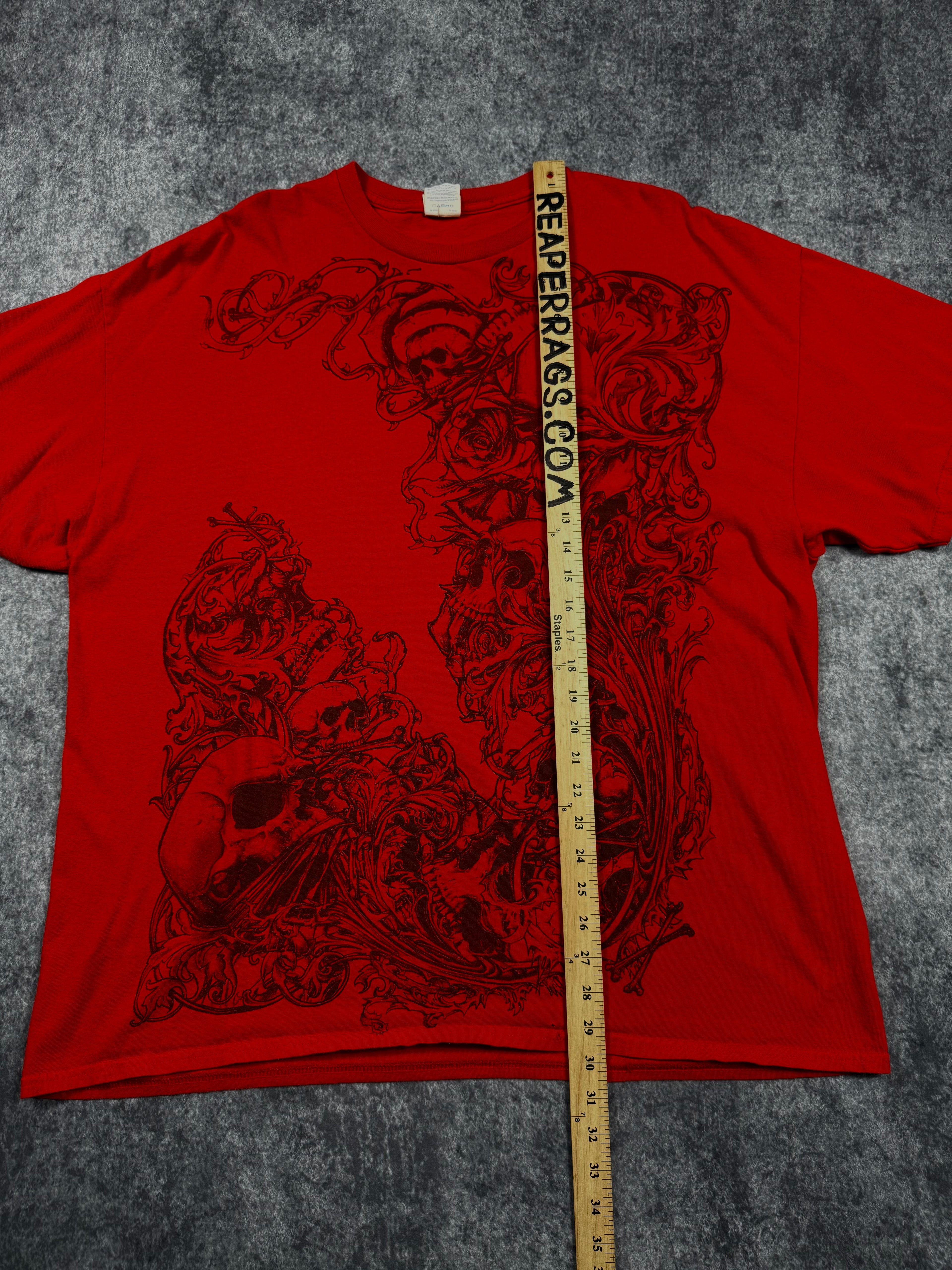 2000s skull shirt (XXL)