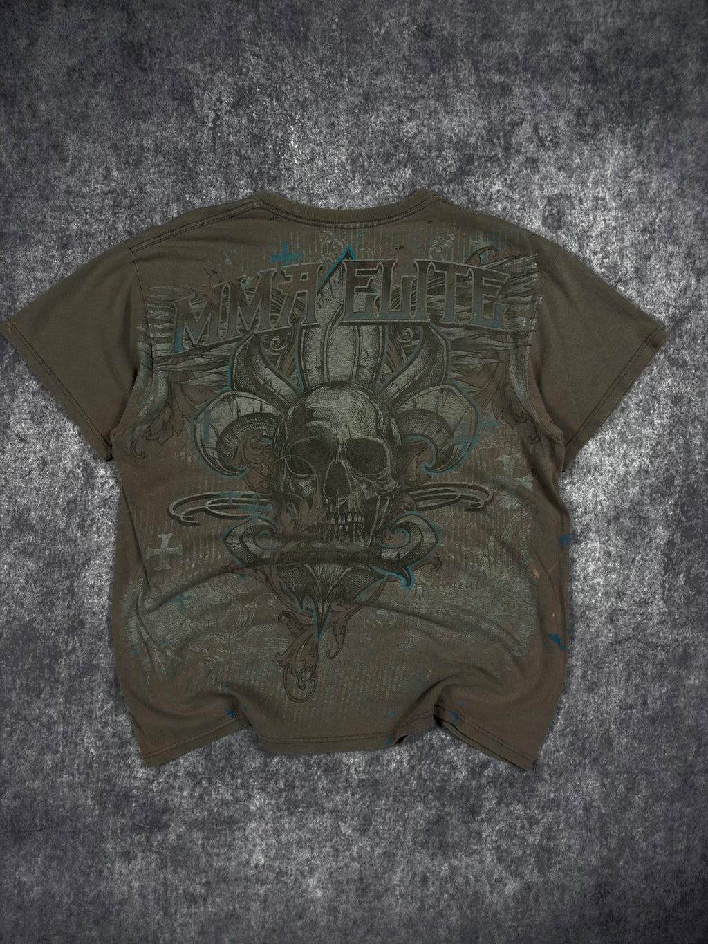 (RARE) 2000s MMA ELITE SHIRT (L)