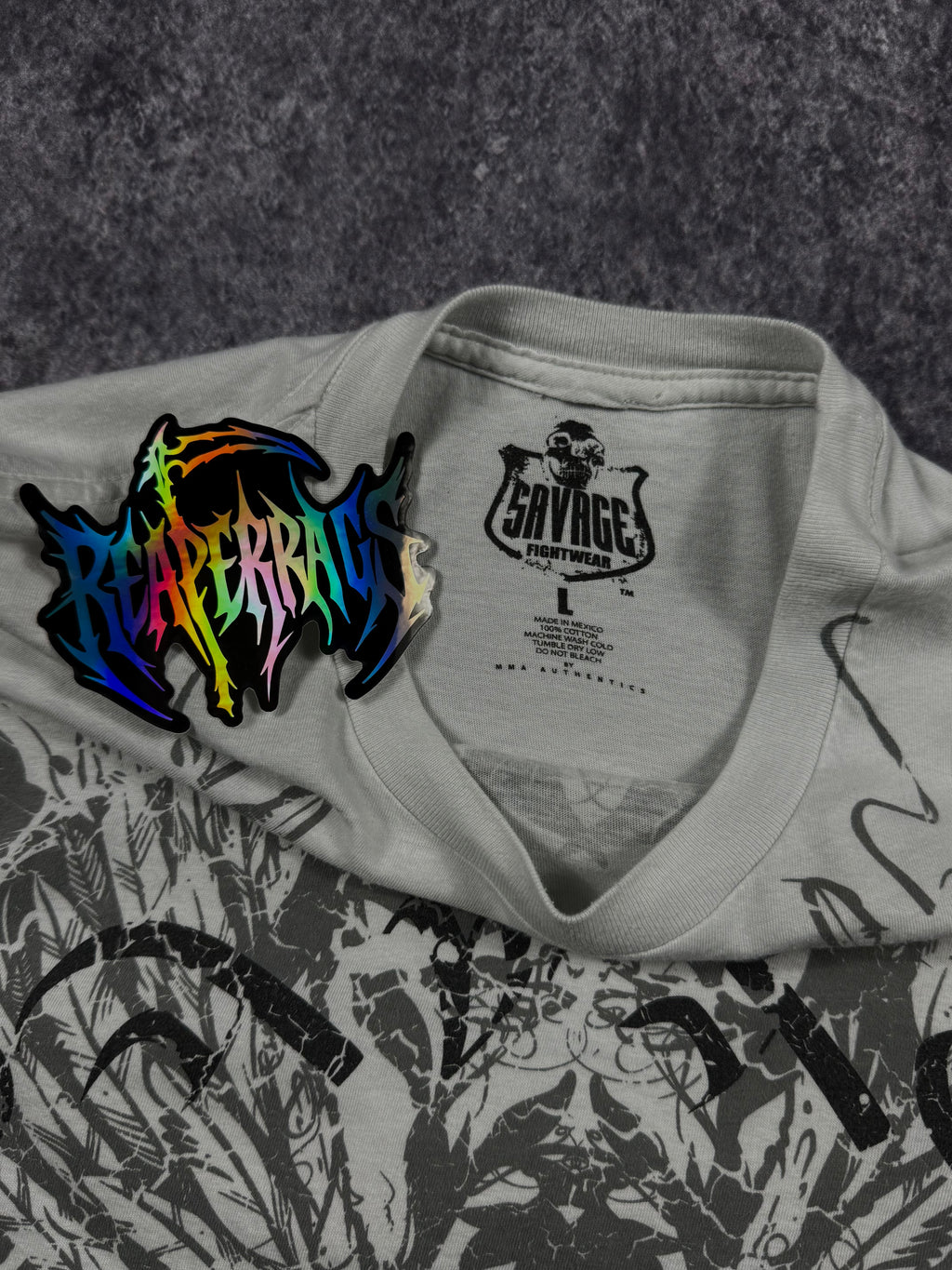 2000s savage fightwear shirt (L)