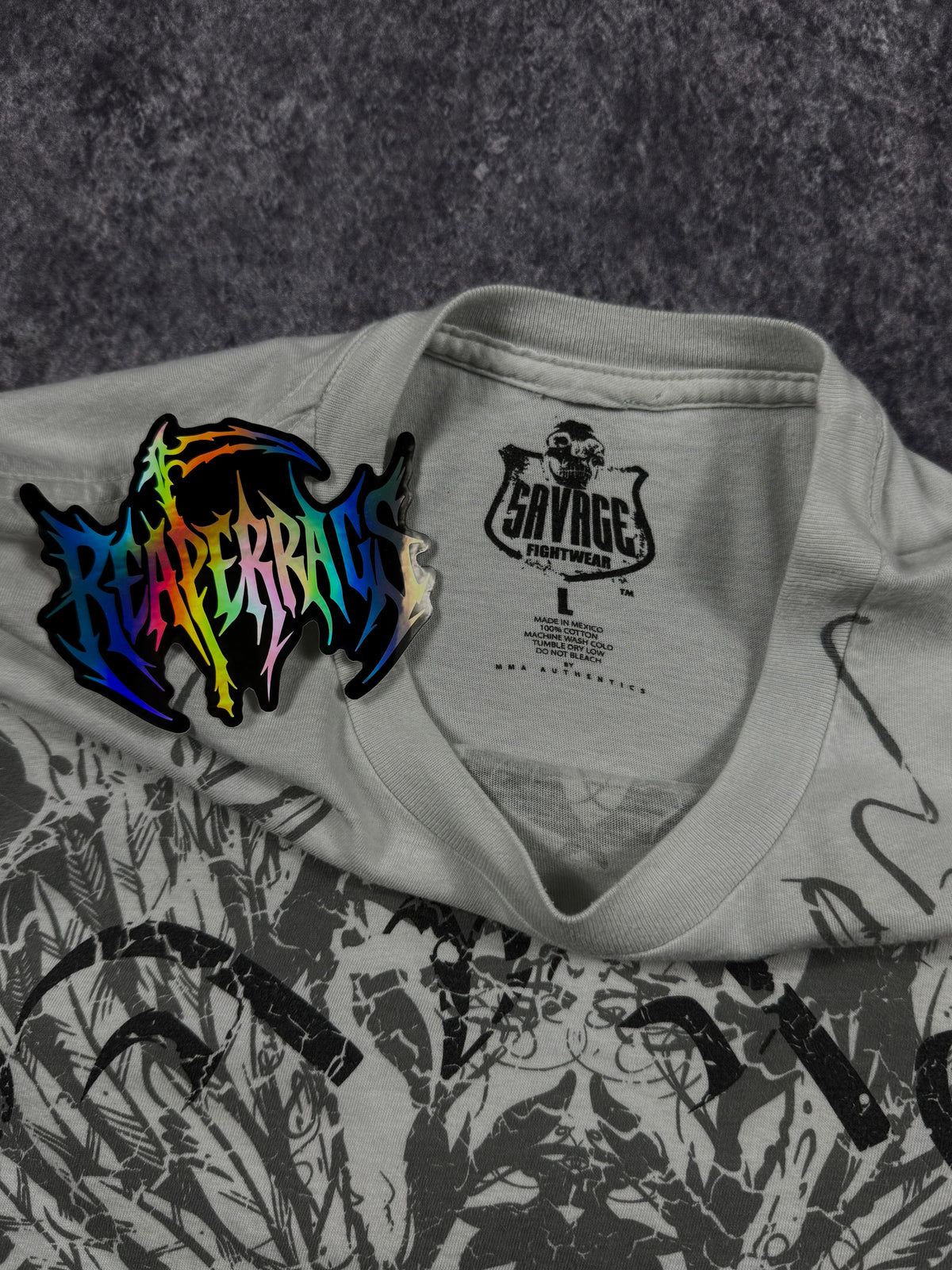 2000s savage fightwear shirt (L)