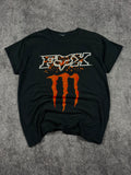 (rare) 2000s monster energy x fox racing shirt (L)
