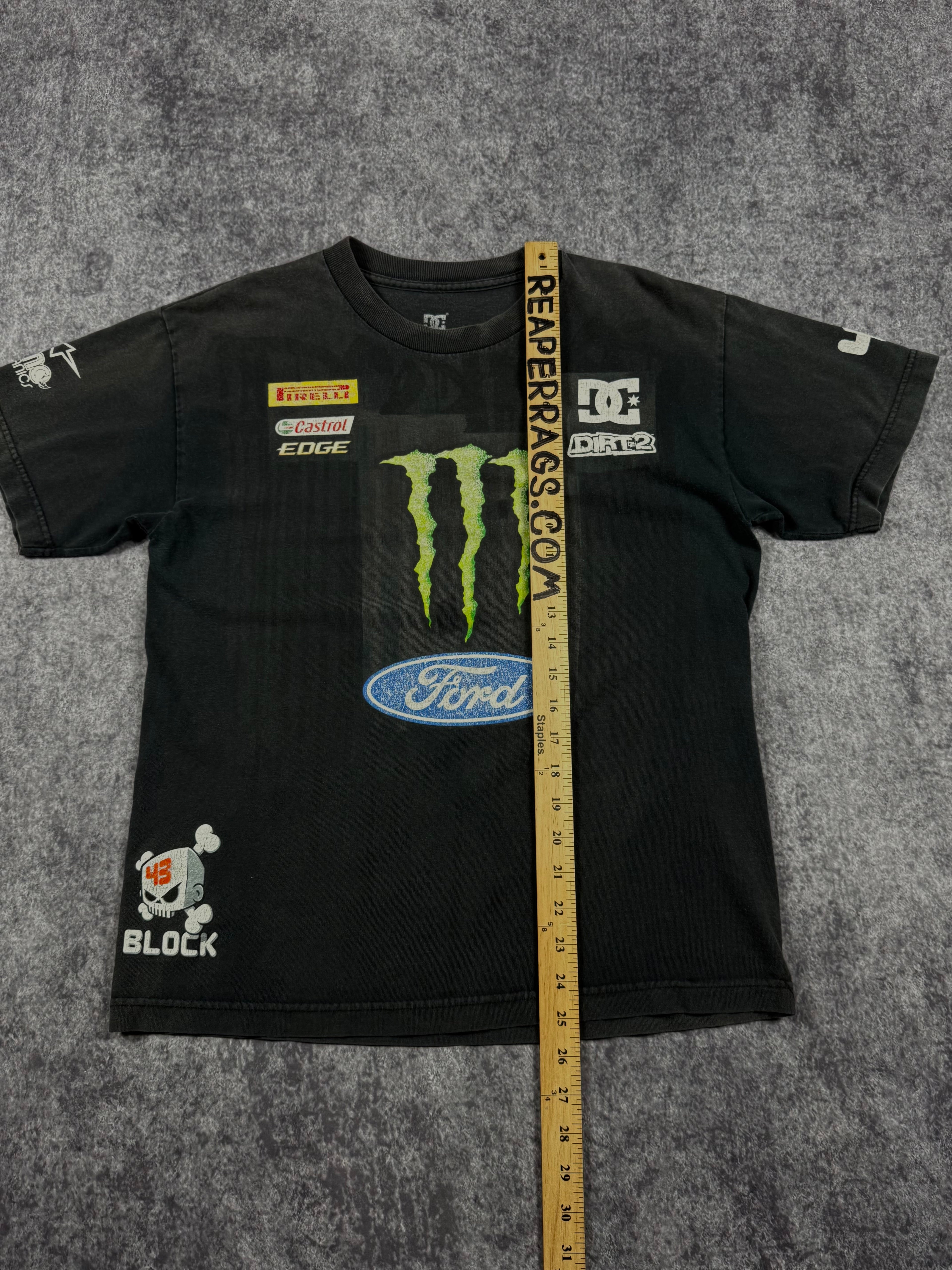 (rare) 2000s monster energy x dc shoes x ken block shirt (M)