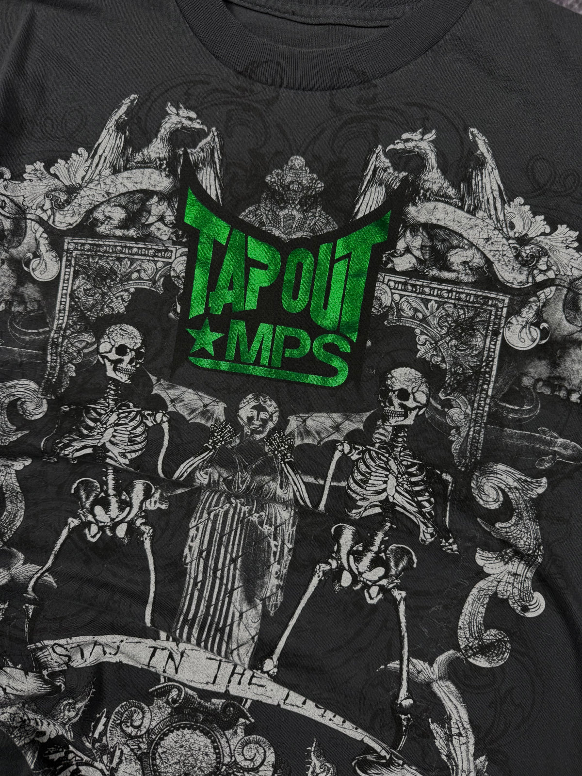 (rare) 2000s tapout chrome shirt (M)