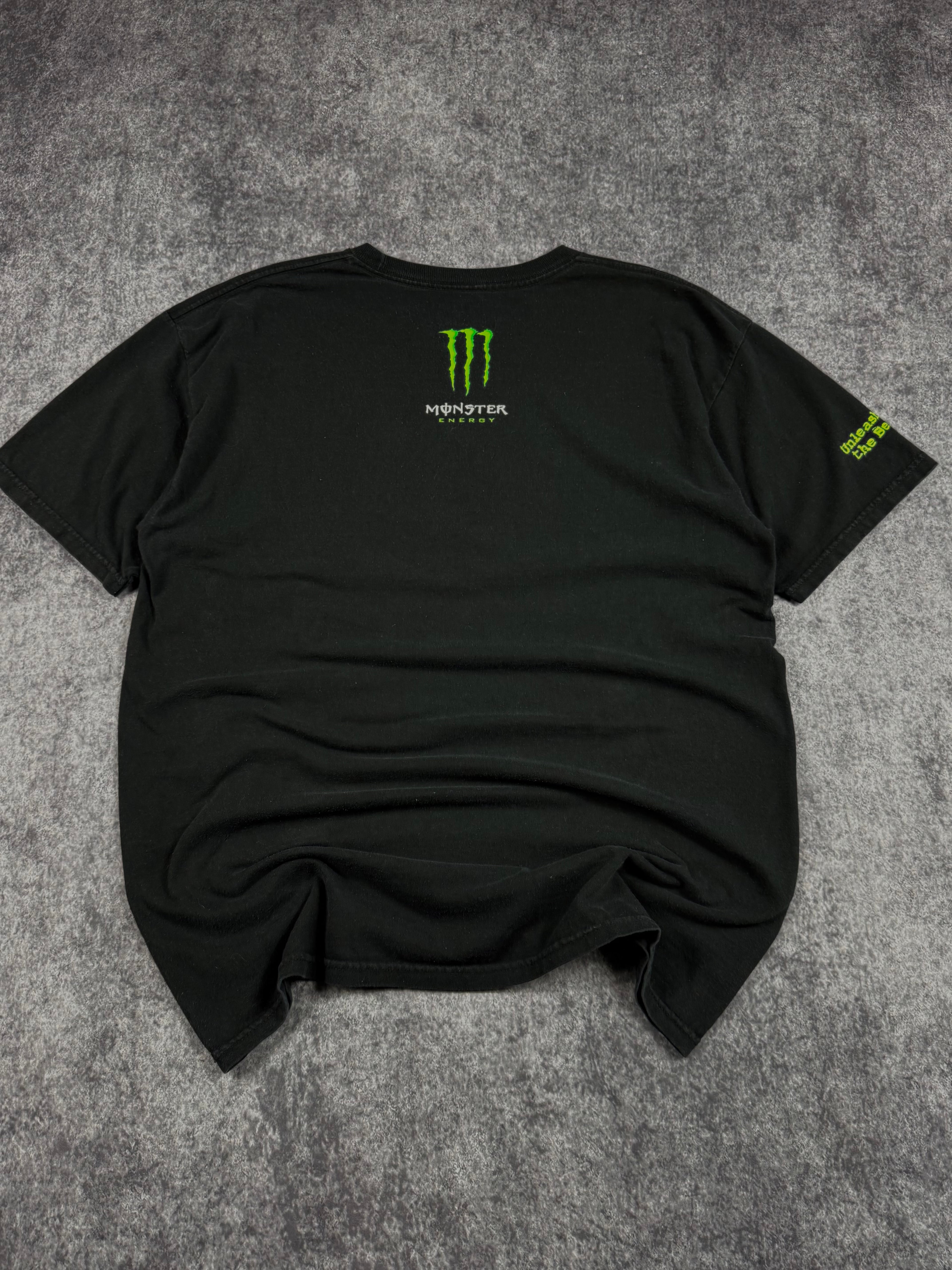 (rare) 2000s monster energy shirt (L)